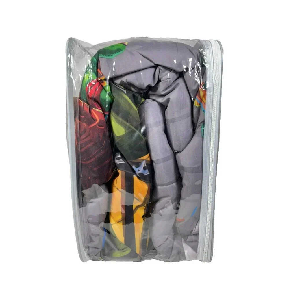 Teenage Mutant Ninja Turtles Reversible Kids Microfiber Twin Comforter 64